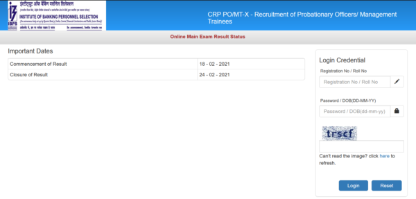 IBPS PO Result 2021