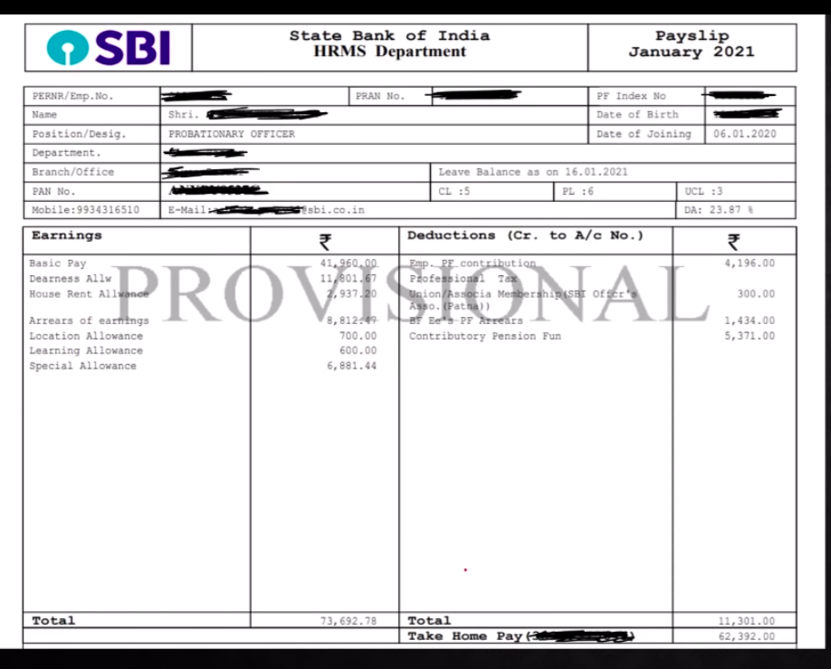 Sbi Salary Structure Sbi Pay Scale And Added Allowances Hot Sex Picture