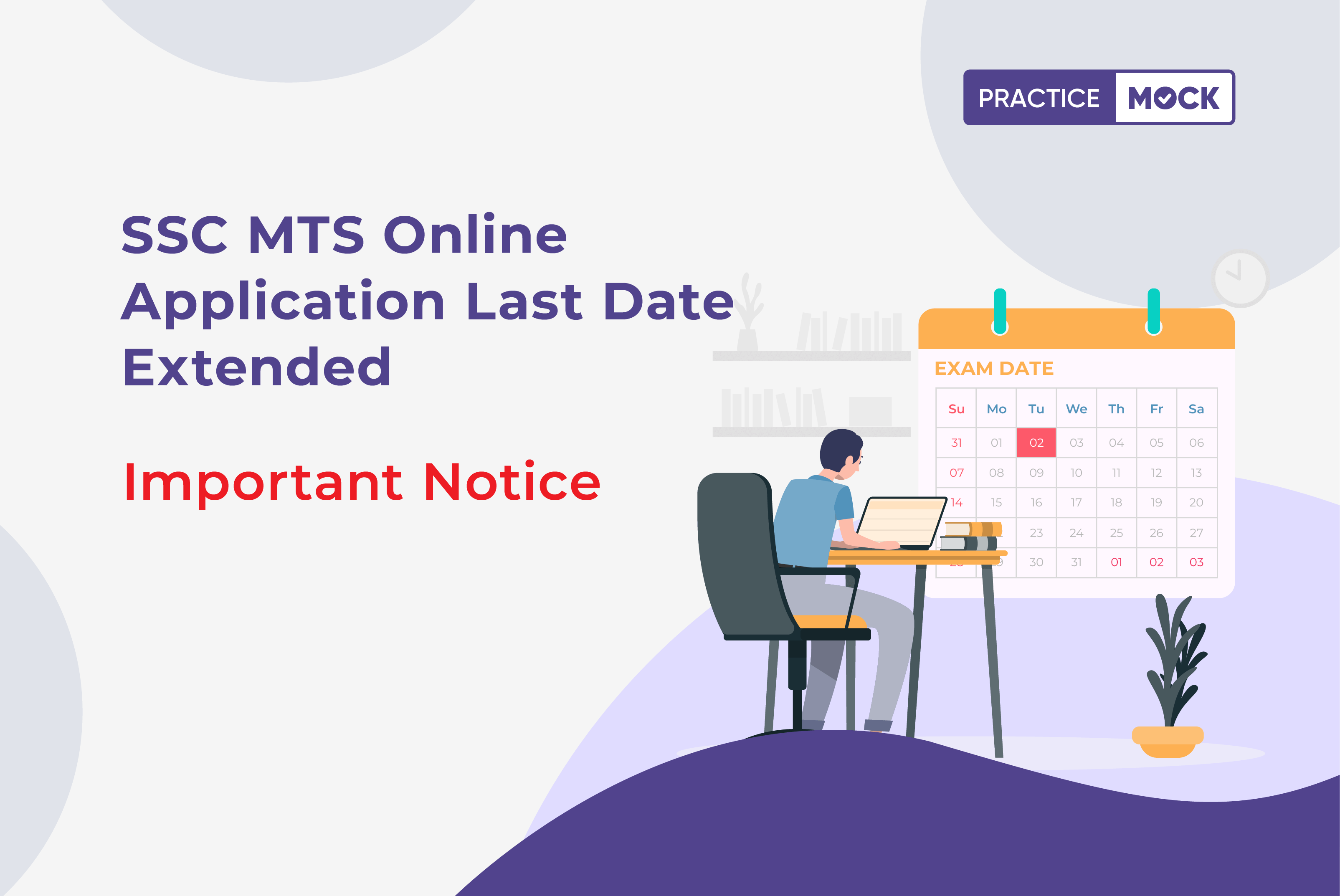 SSC MTS Application Date Extended