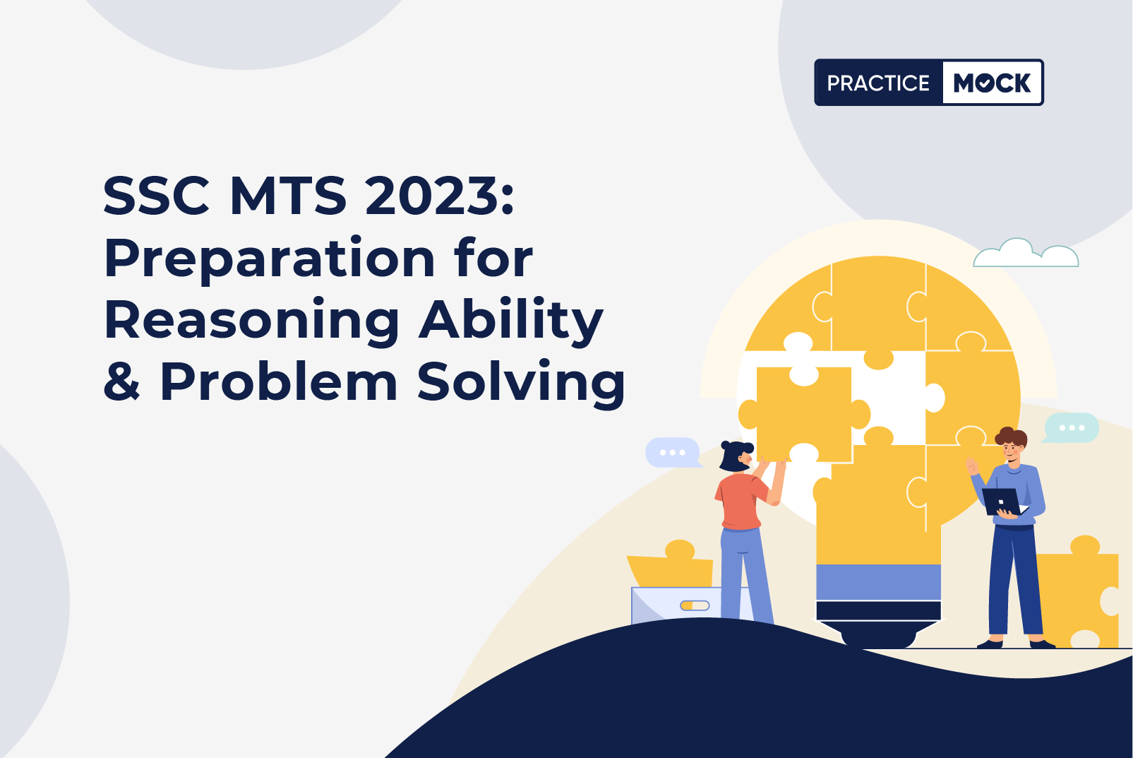 SSC MTS Preparation for Reasoning Ability and Problem Solving