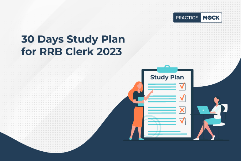 30 Days Study Plan for RRB Clerk 2023