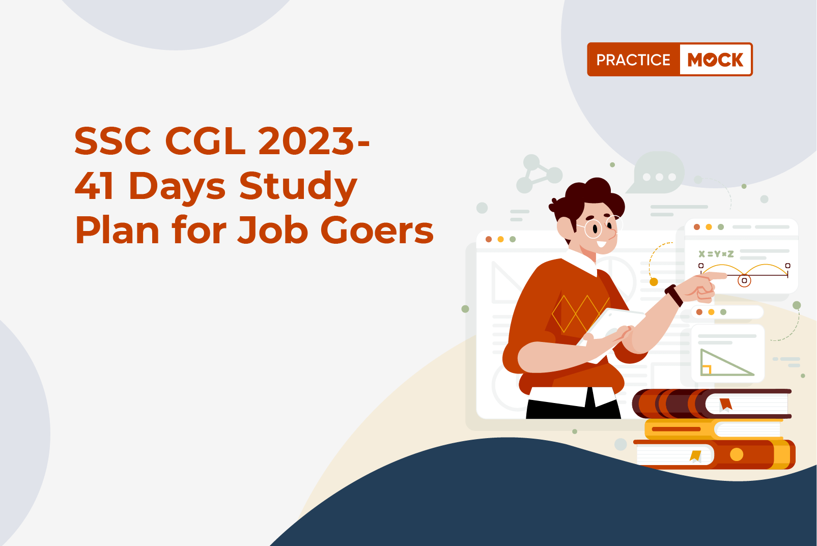 SSC CGL 2023-41 Days Study Plan for Job Goers