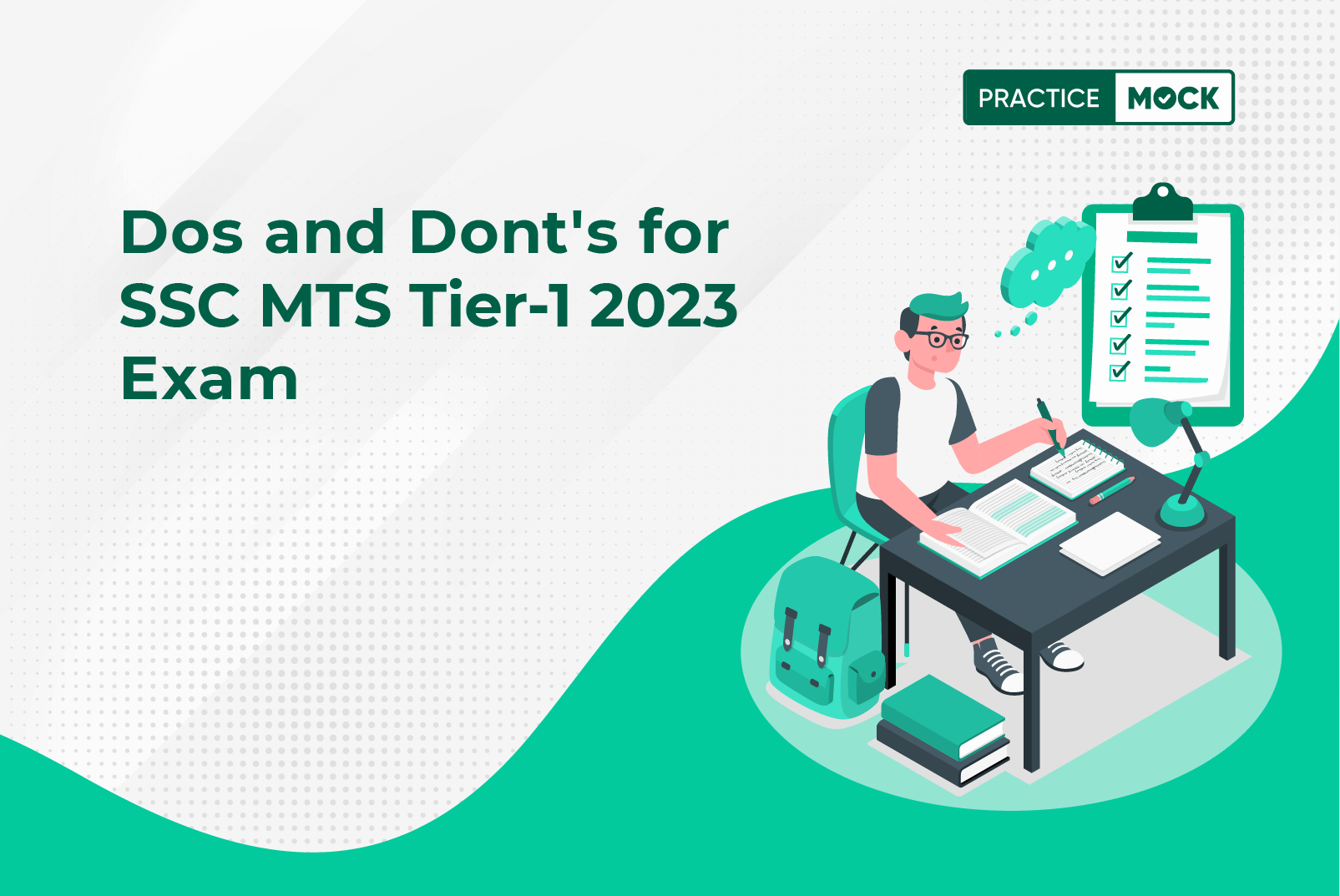 Dos and Don'ts for SSC MTS Tier 1 2023 Exam (for 02nd May to 19th May 2023)