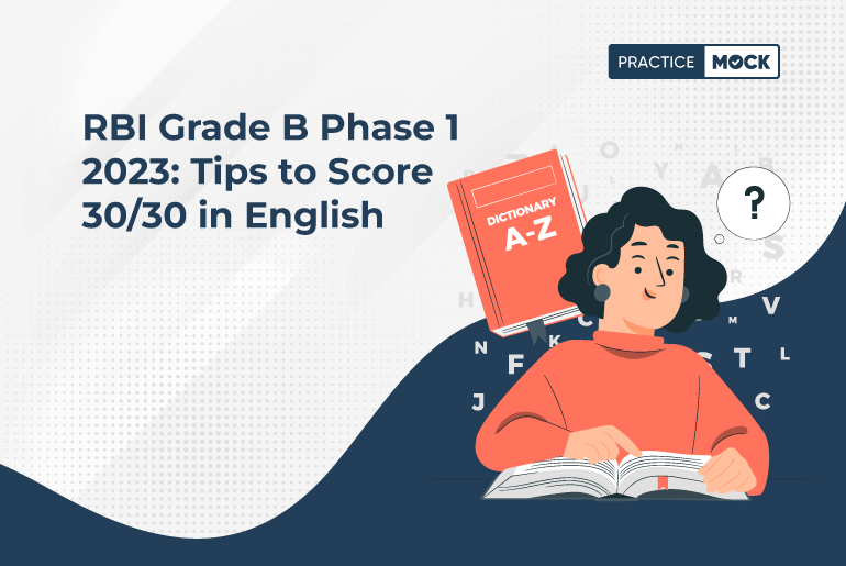 RBI Grade B Phase 1 2023 Tips to Score 3030 in English