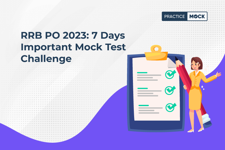 RRB PO 2023 7 Days Important Mock Test Challenge