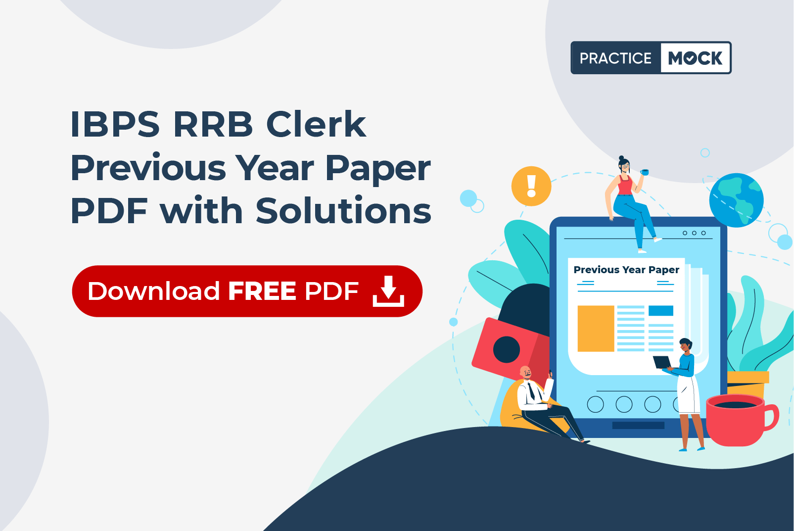 RRB Clerk Previous Year Paper PDF with Solutions