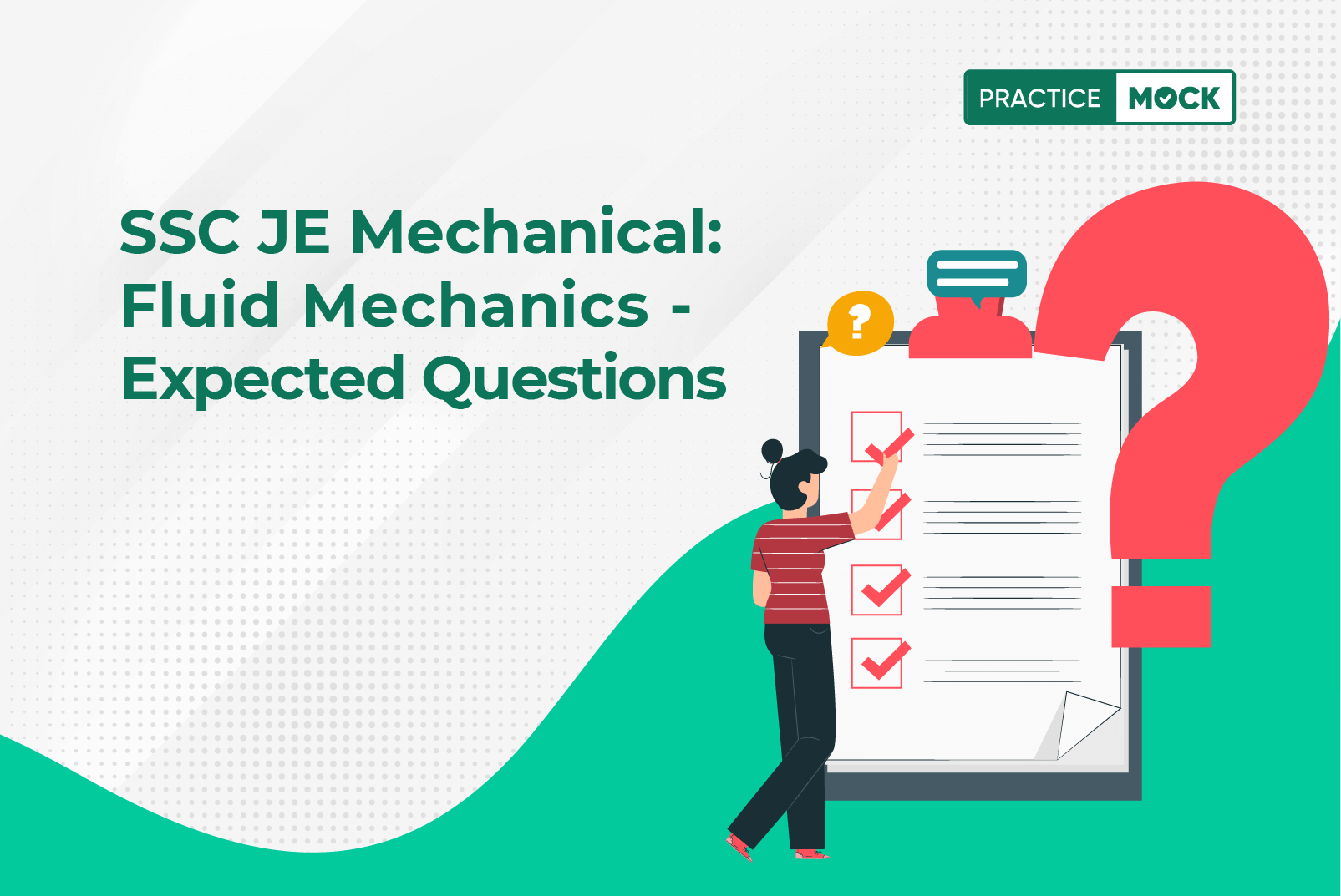 SSC JE 2023-Mechanical: Fluid Mechanics- Expected Questions