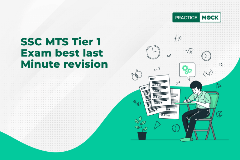 SSC MTS Tier 1 Exam Best Last Minute revision