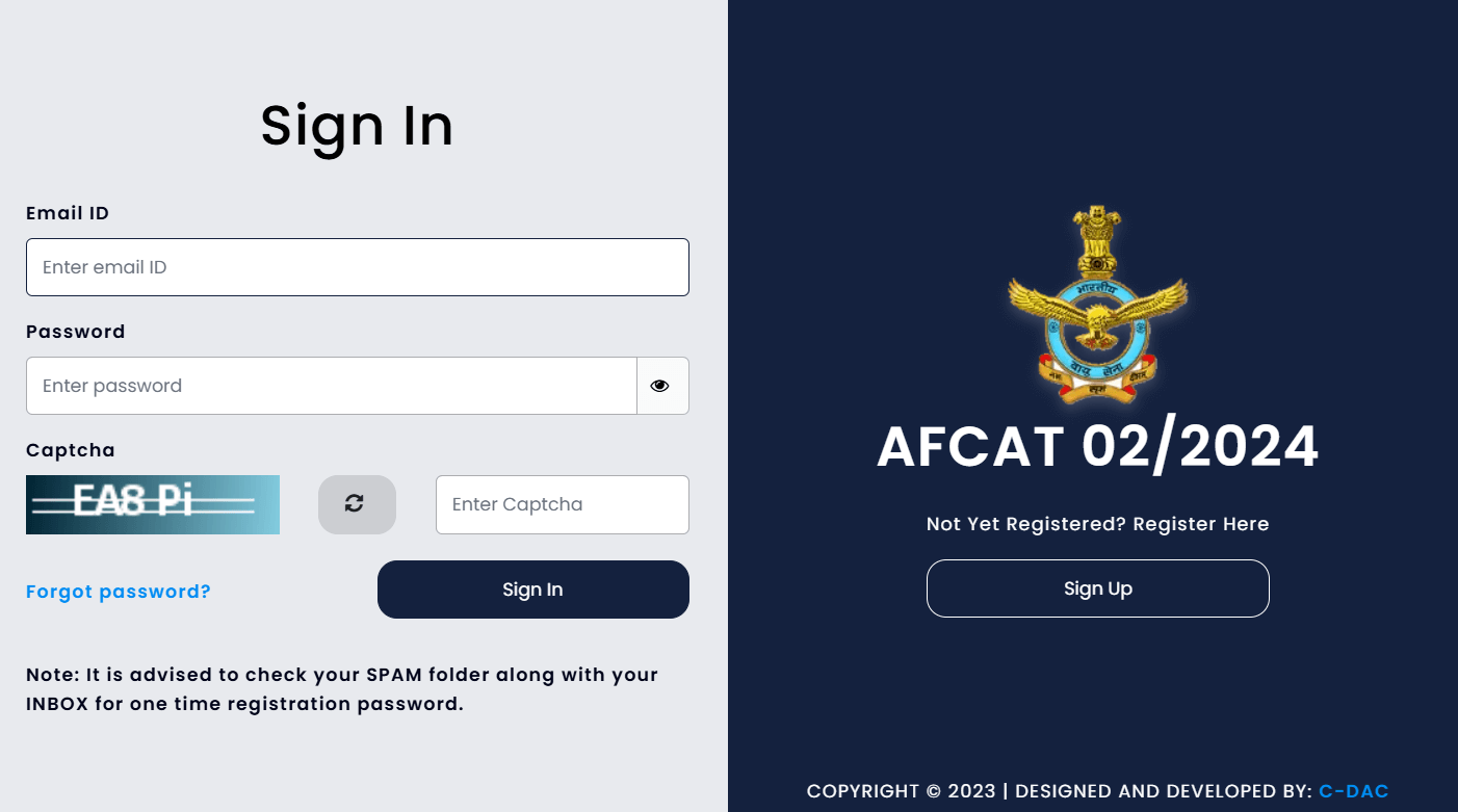 AFCAT 2 2024 Apply Online