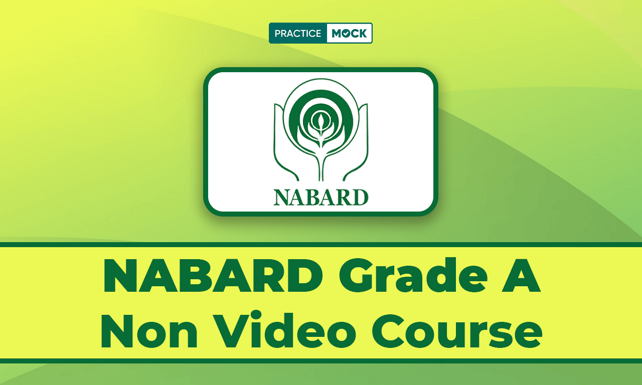 NABARD Grade A Non Video Course