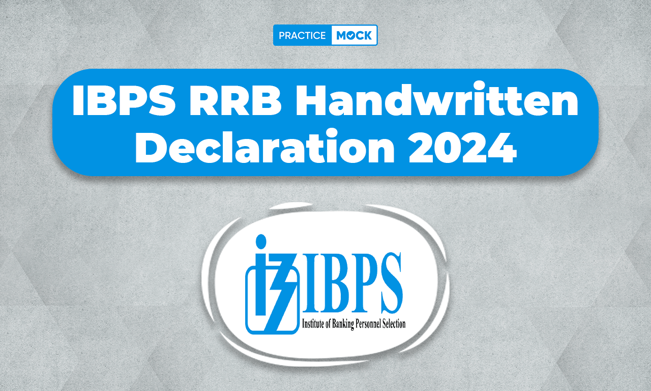 IBPS RRB Handwritten Declaration 2024