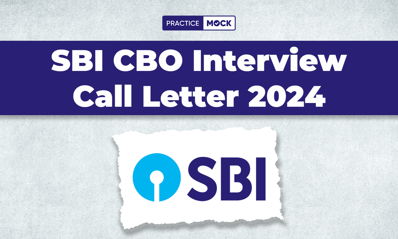 SBI CBO Interview Call Letter 2024