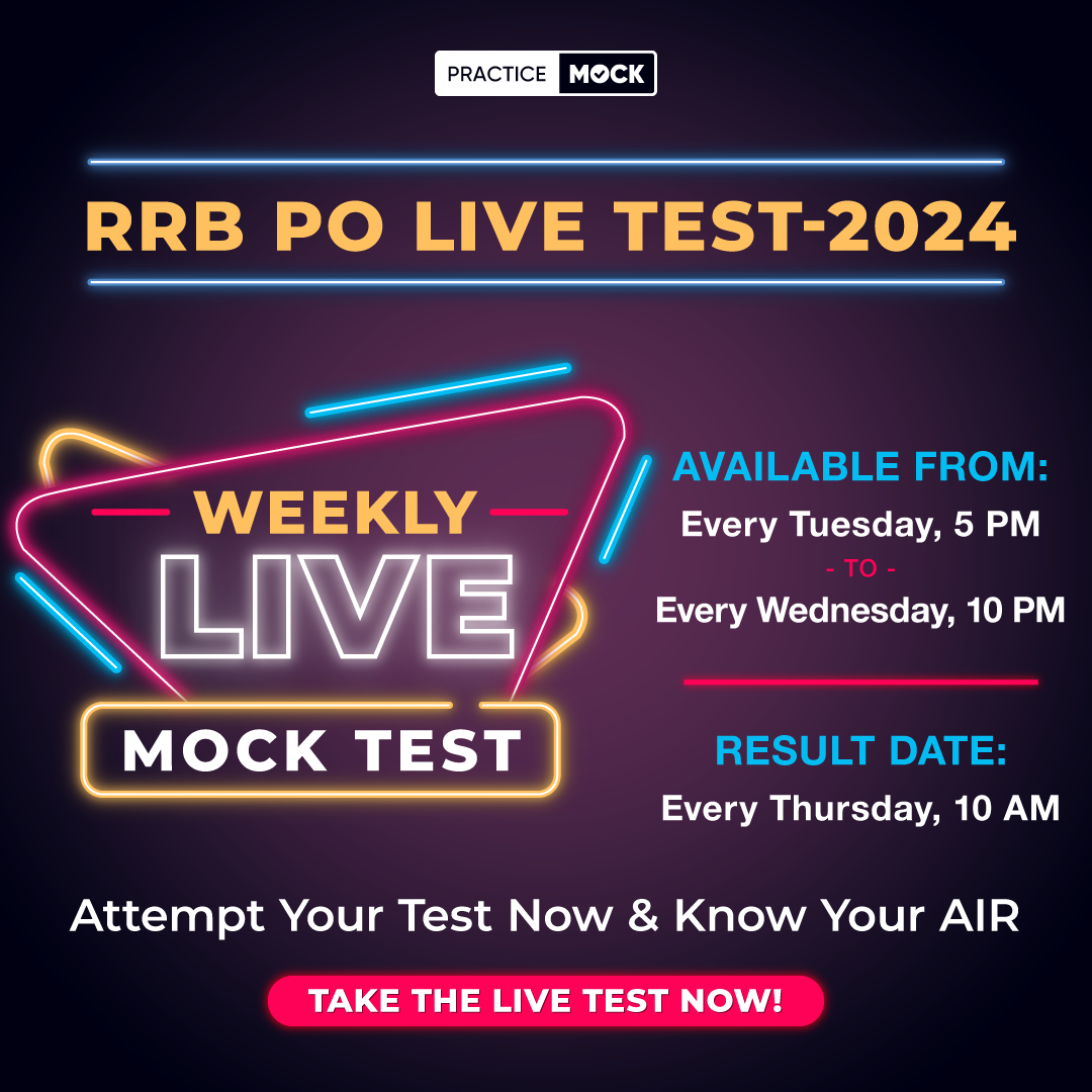 RRB PO 2024 Free Live Test