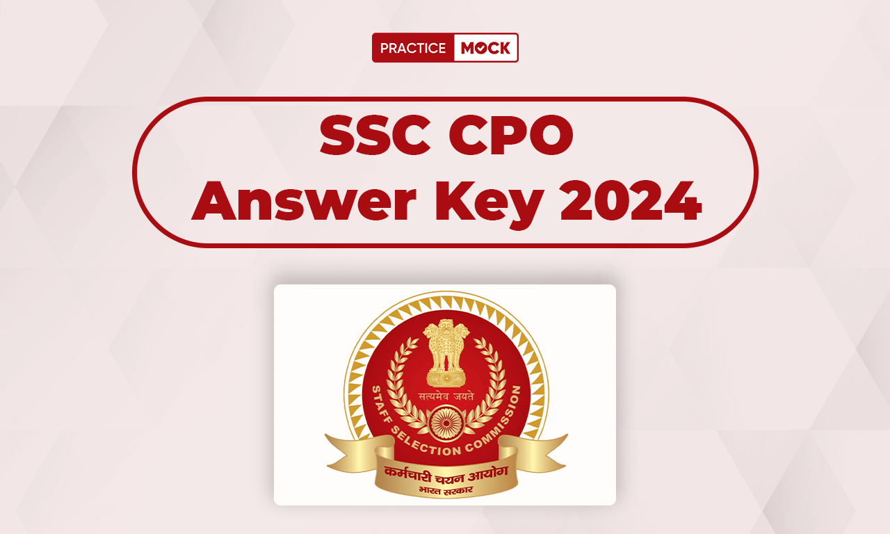 SSC CPO Answer Key 2024
