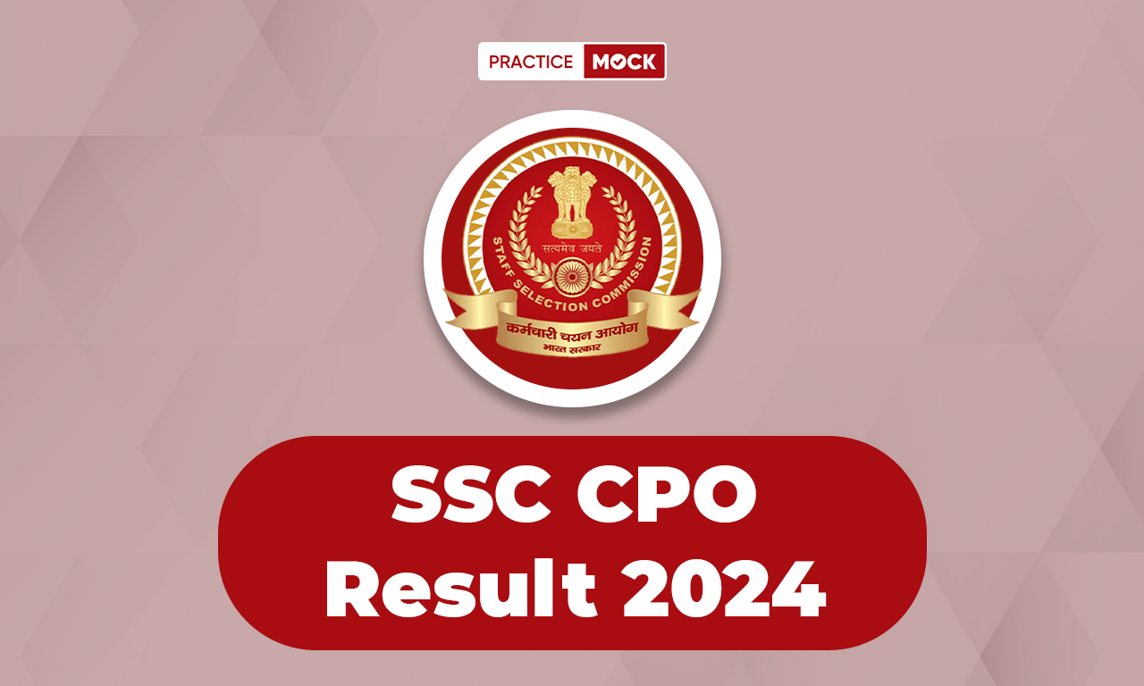 SSC CPO Result 2024, Direct Link To Download