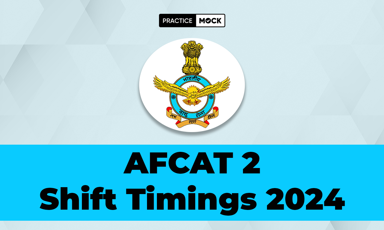 AFCAT 2 Shift Timings 2024