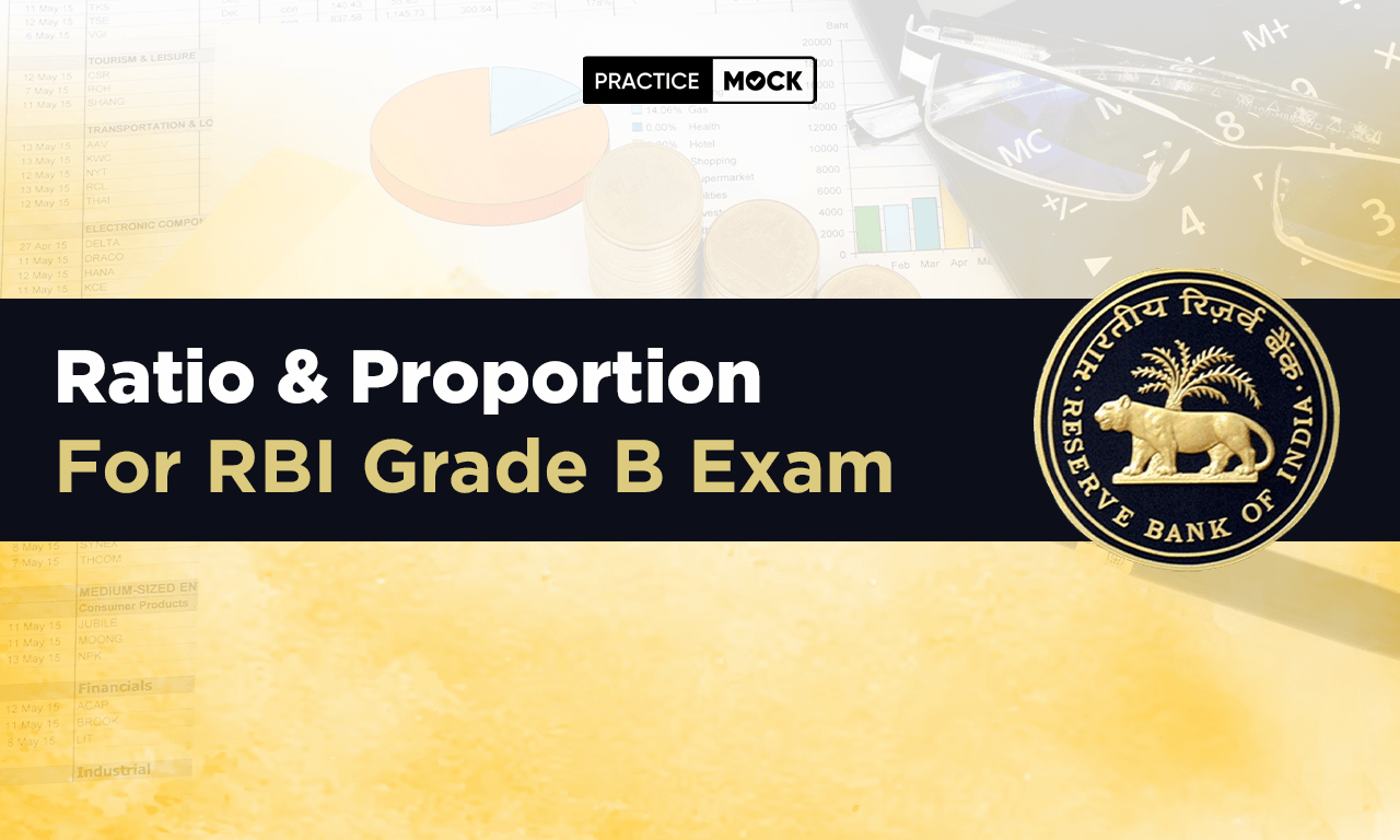 Ratio & Proportion For RBI Grade B Exam