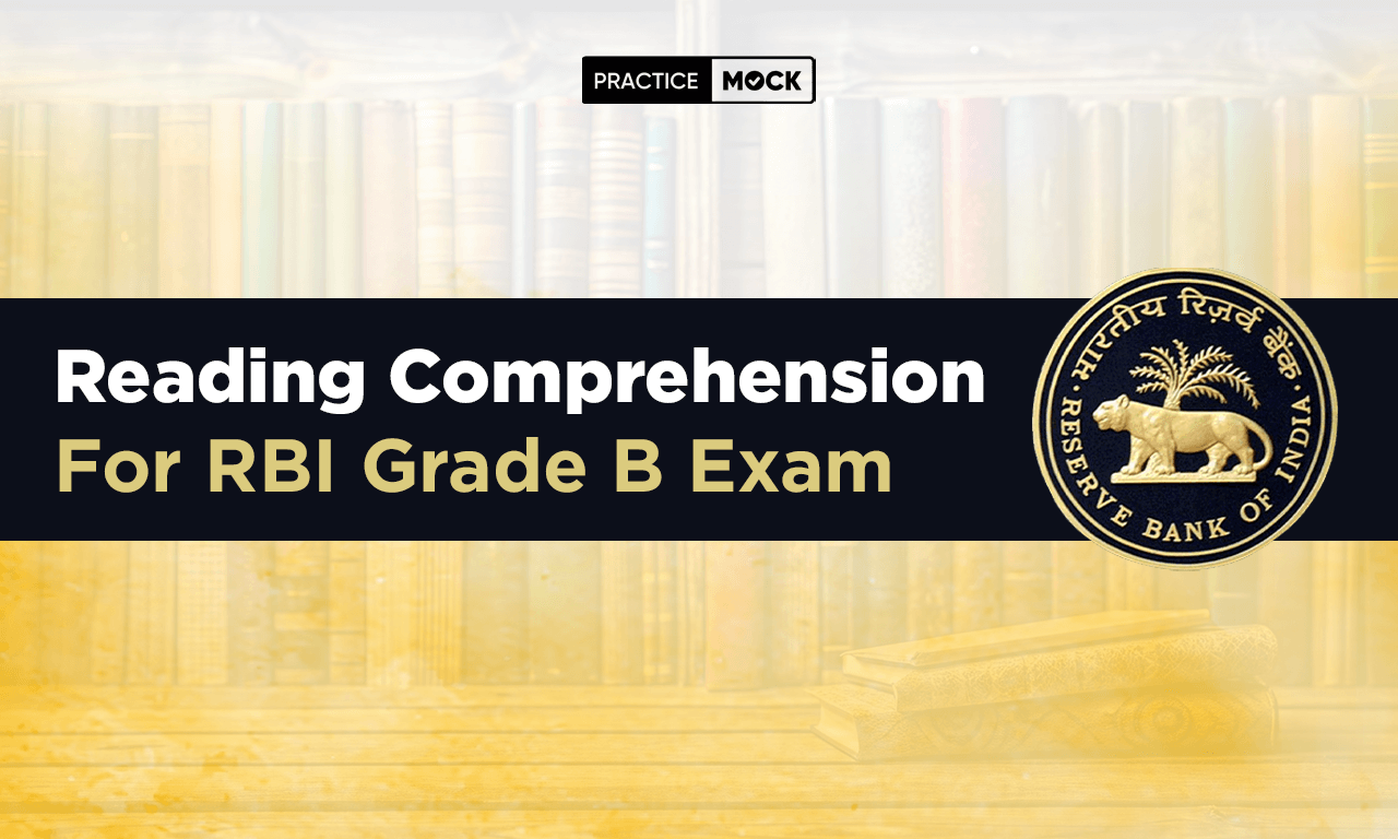 Reading Comprehension For RBI Grade B Exam