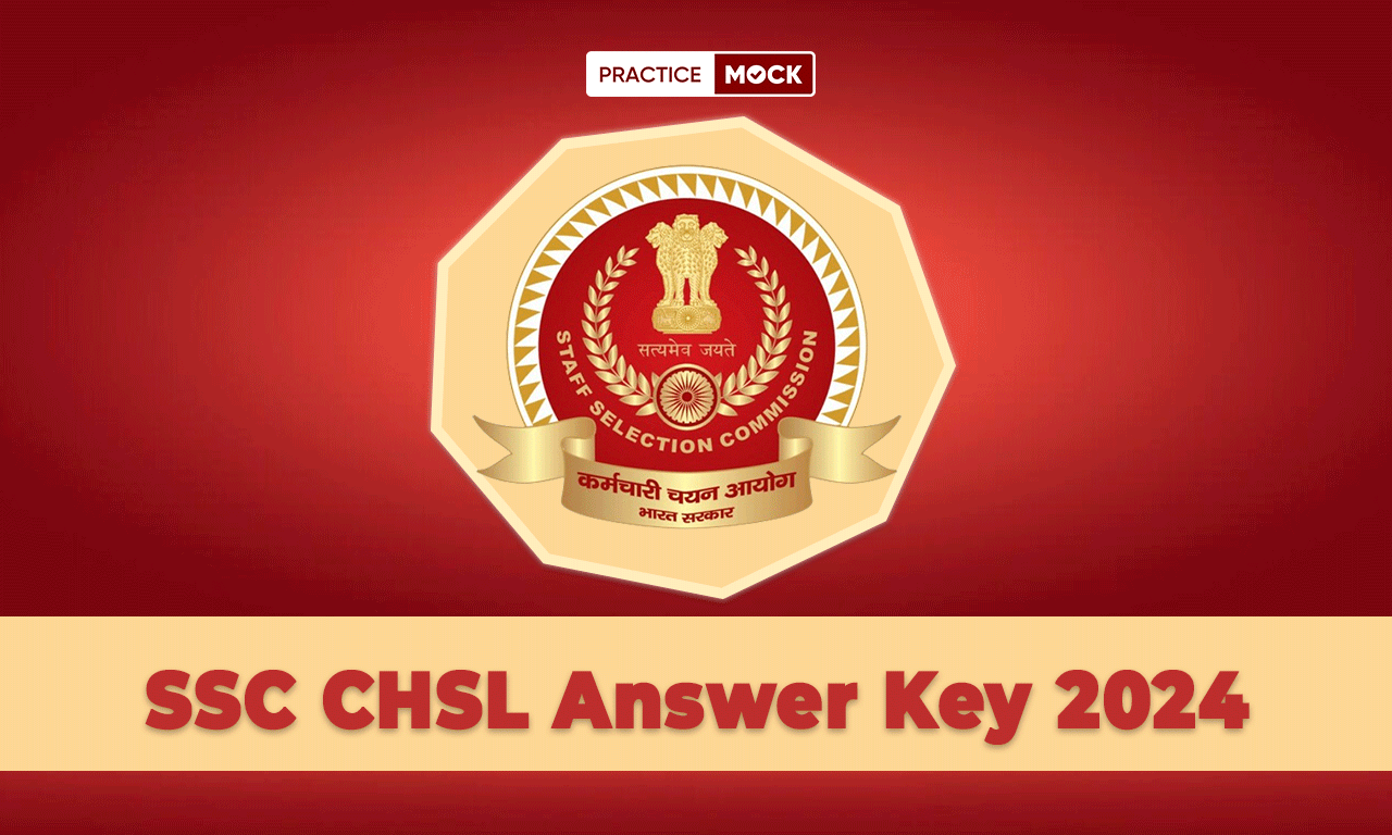 SSC CHSL Answer Key 2024, Tier I Response Sheet