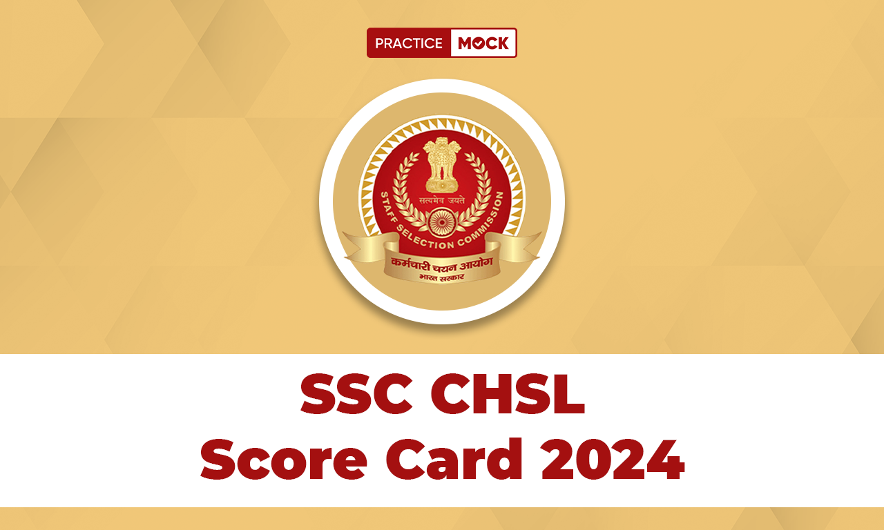 SSC CHSL Score Card 2024