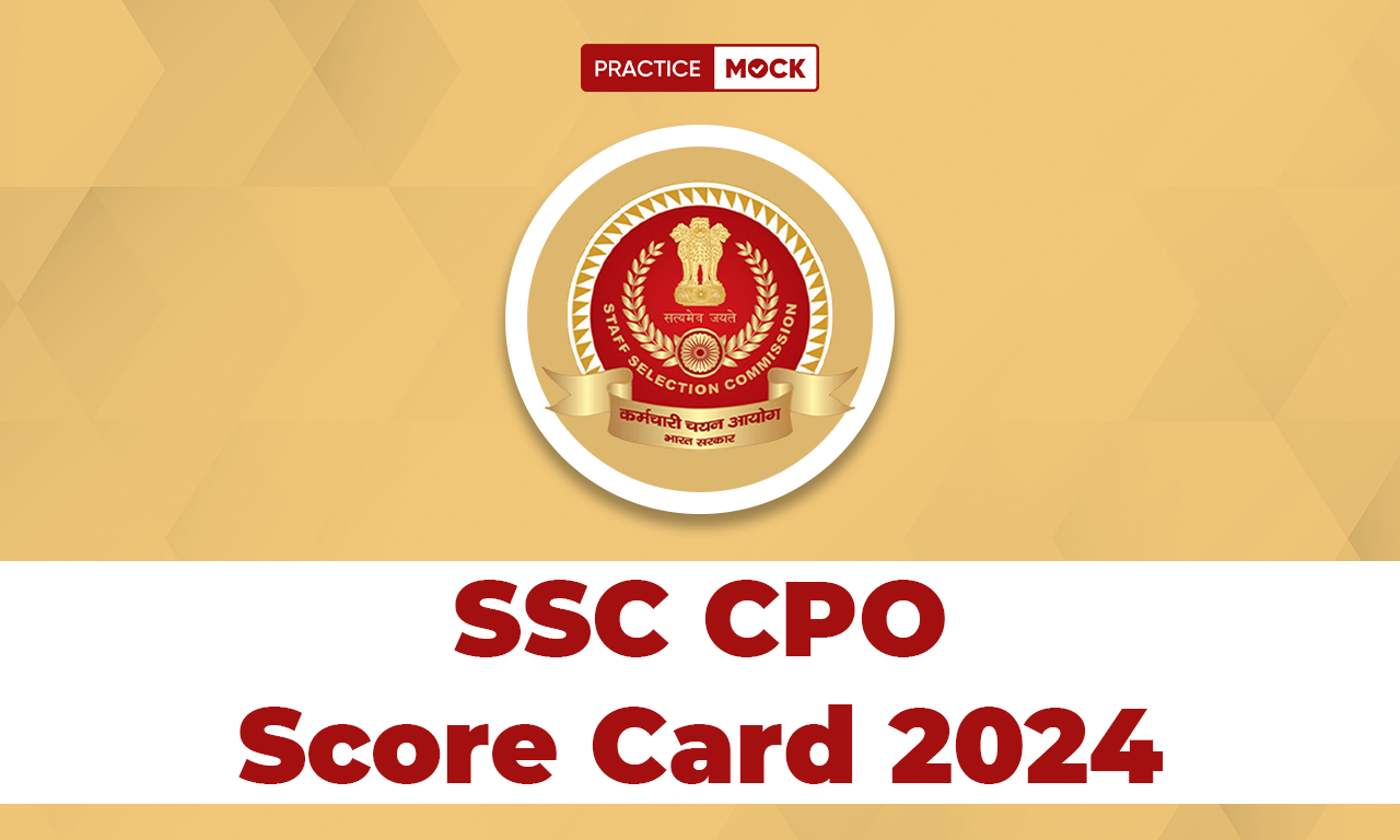 SSC CPO Score Card 2024