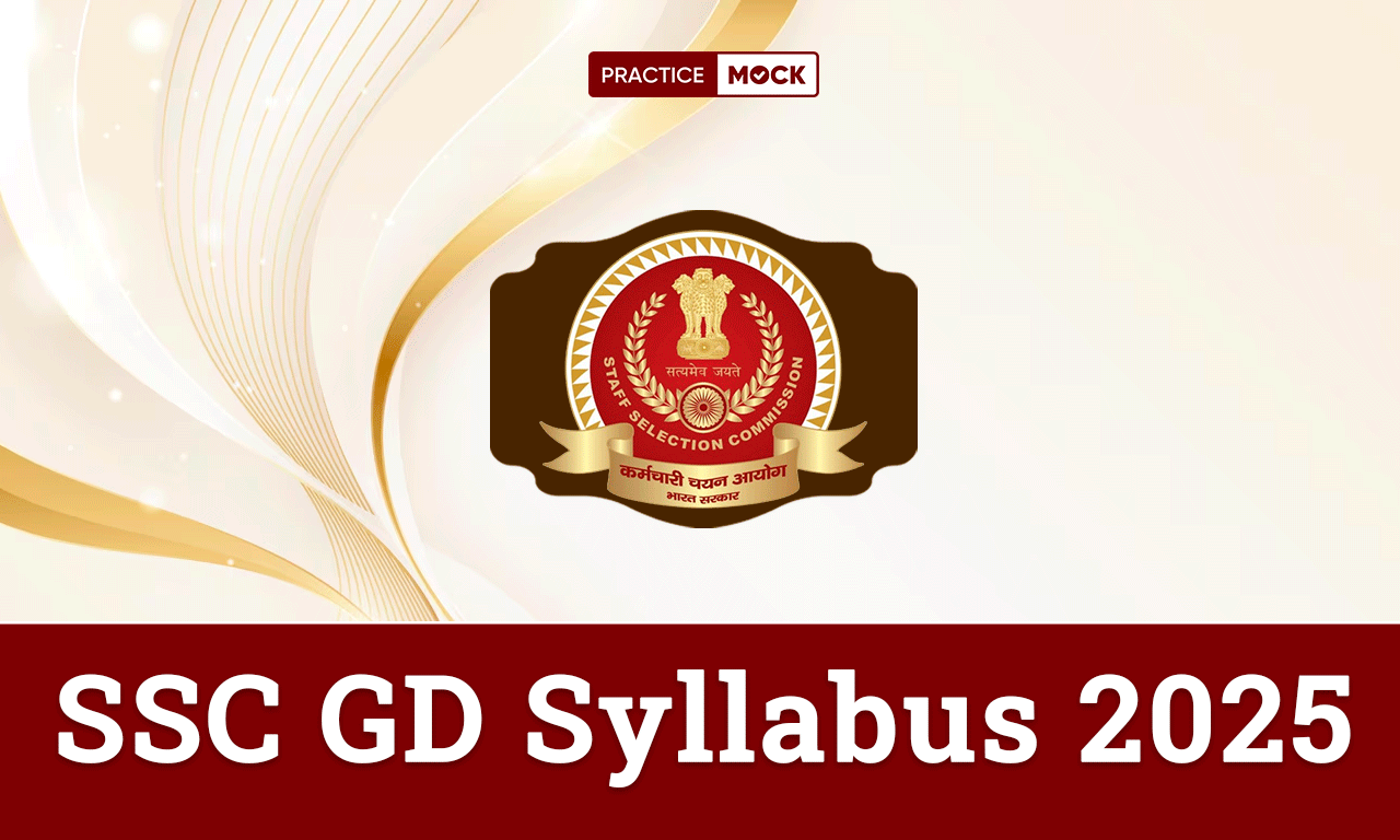 SSC GD Syllabus 2025