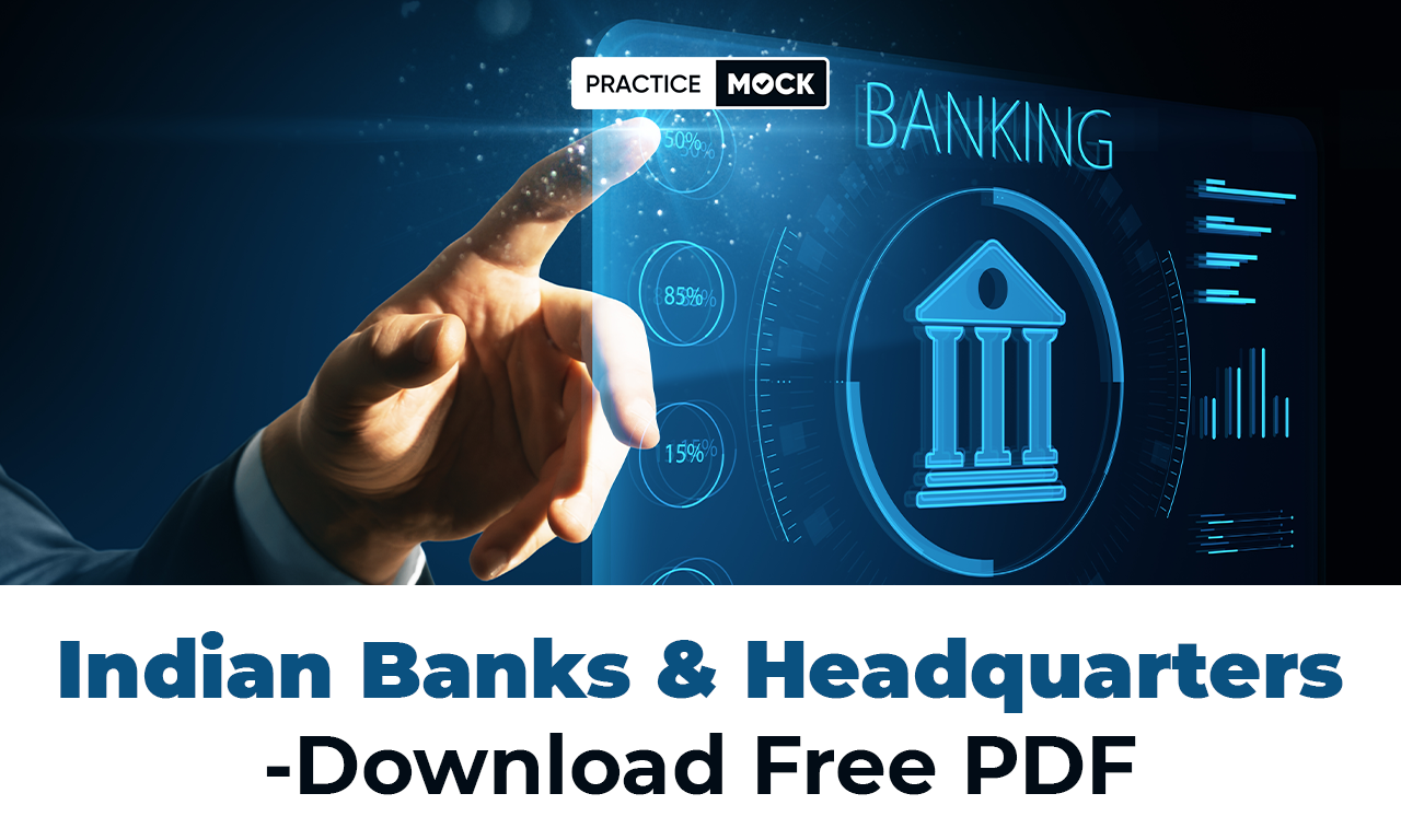 Indian Banks & Headquarters, Download Free PDF