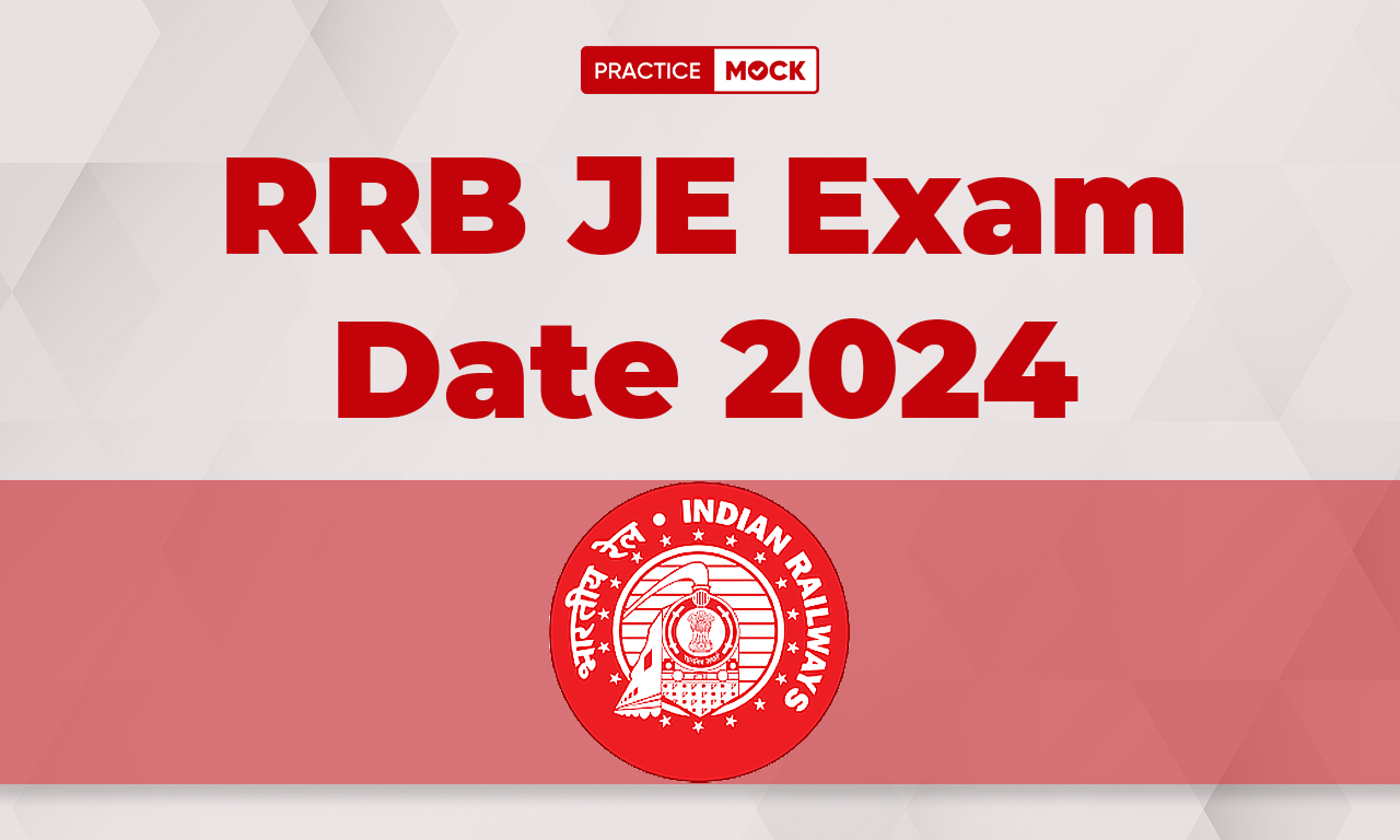 RRB JE Exam Date 2024